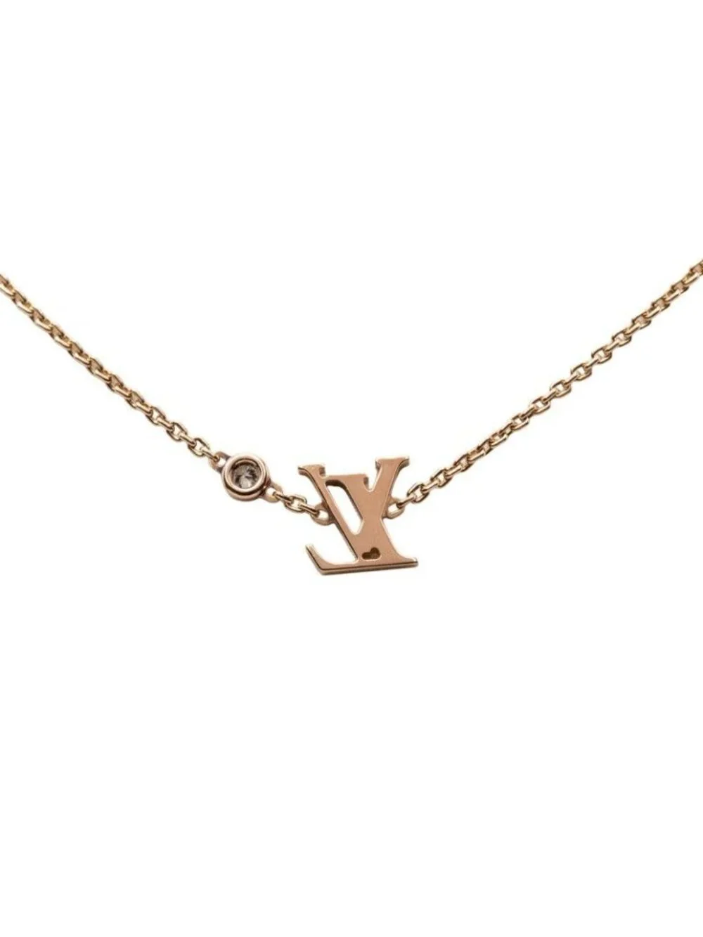 Louis Vuitton Idylle Blossom Necklace 18k Pink Gold Diamond